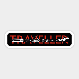 Traveller Sticker